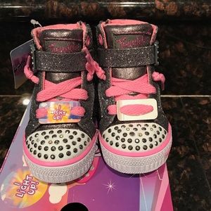 Brand new Skechers Twinkle Toes toddler sneakers